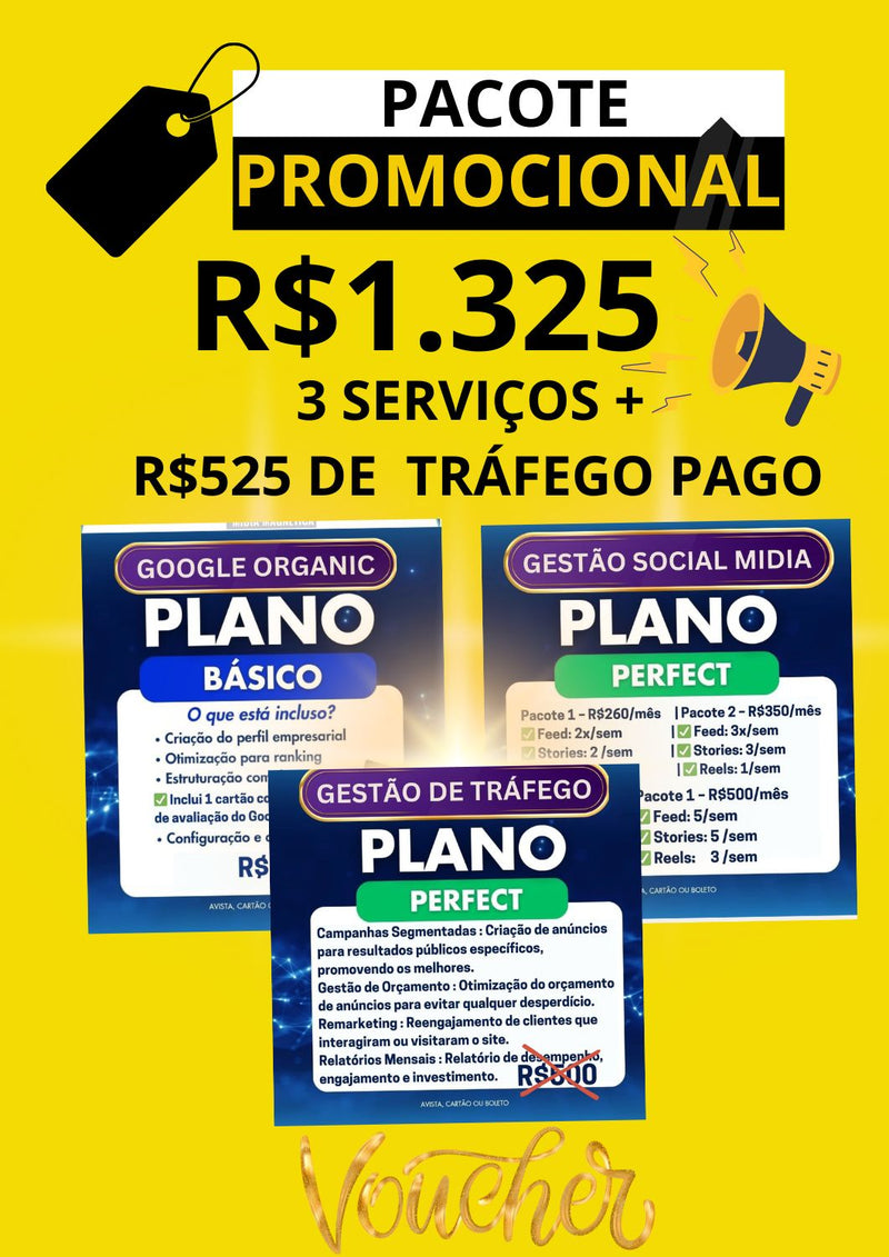 PACOTE DIGITAL COMPLETO - SOCIAL MEDIA - MÍDIA MAGNÉTICA