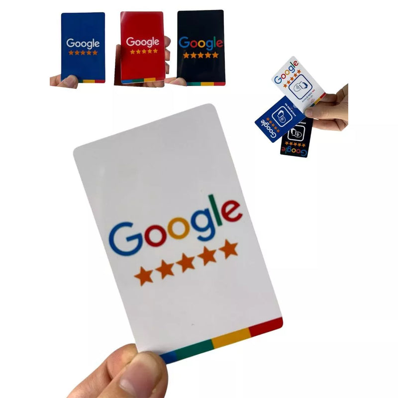 Cartão de Avaliação do Google QR code