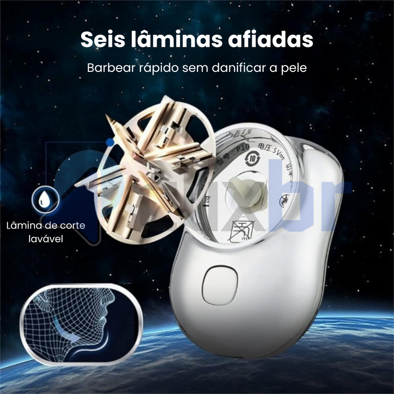 FlashTrim – Mini Barbeador Portátil Elétrico Recarregável