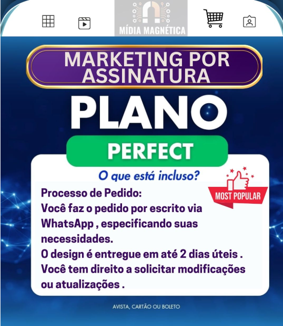 Criação de conteúdos dinâmicos para redes sociais (Reels, feeds e stories) - MÍDIA MAGNÉTICA